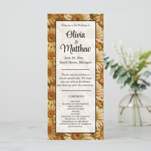 Gelbblütengelbe Gelbblütenblume (Stehend Vorderseite)