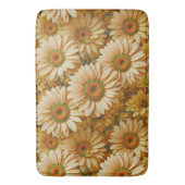 Gelbblütengelbe Gelbblütenblume Badematte (Vorderseite Vertikal)