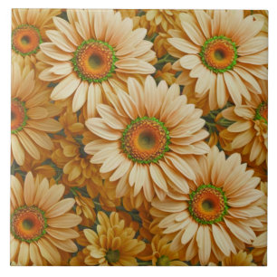 Gelbblütengelbe Gelbblütenblume Fliese