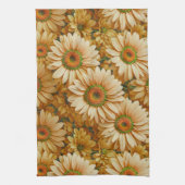 Gelbblütengelbe Gelbblütenblume Geschirrtuch (Vertikal)