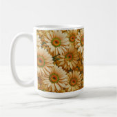 Gelbblütengelbe Gelbblütenblume Kaffeetasse (Links)