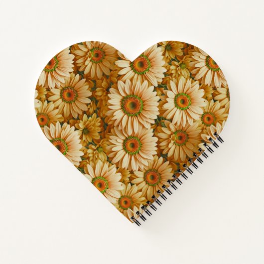 Gelbblütengelbe Gelbblütenblume Notizblock (Rückseite)