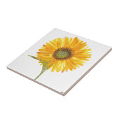 Gelbblütengelbe Wasserfarbe Rustikaler Chic Fliese (Seite)