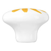 Gelbblütenknochen (gestrichen) keramikknauf (Seitenansicht)