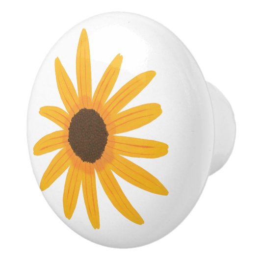 Gelbblütenknochen (gestrichen) keramikknauf (Rechts)