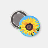 Gelbblütenmagnet Magnet (Vorderseite/Rückseite)