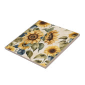 Gelbblütenmuster Fliese (Seite)