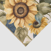 Gelbblütenmuster Seidenpapier (Ausschnitt)