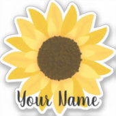 Gelbblütenname Aufkleber (Vorderseite)
