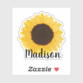 Gelbblütenname Aufkleber (Blatt)