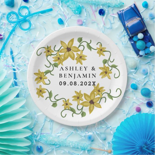 Gelbblütenöl, botanisch, handgezogen pappteller (Party)