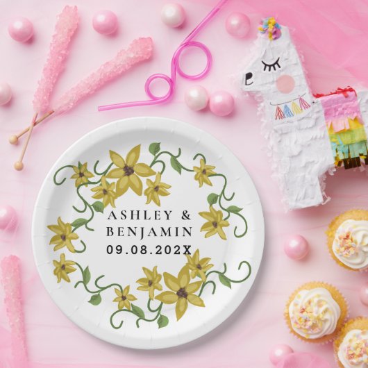 Gelbblütenöl, botanisch, handgezogen pappteller (Party)