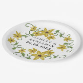 Gelbblütenöl, botanisch, handgezogen pappteller (Schrägansicht)