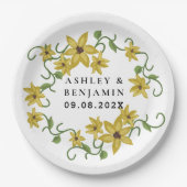 Gelbblütenöl, botanisch, handgezogen pappteller (Vorderseite)