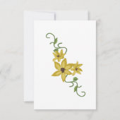 Gelbblütenöl, botanisch, handgezogen RSVP karte (Rückseite)