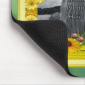 Gelbblütenrahmen für das Foto Mousepad (Ecke)