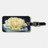Gelbblutrosen Personalisiert Gepäckanhänger (Vorderseite horizontal)