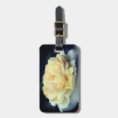 Gelbblutrosen Personalisiert Gepäckanhänger (Vorderseite vertikal)