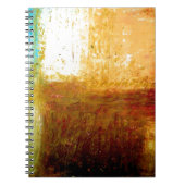 Gelbbraun Abstrakt Notizblock (Vorderseite)