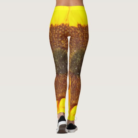 Gelbbraun-Leggings Leggings (Rückseite)