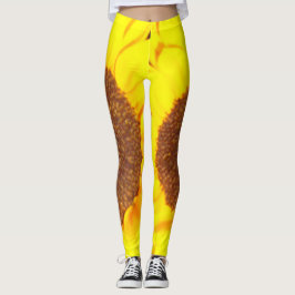 Gelbbraun-Leggings Leggings