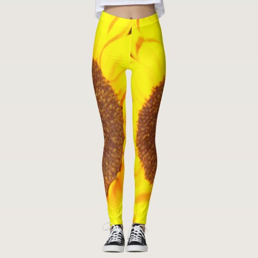 Gelbbraun-Leggings Leggings (Vorderseite)