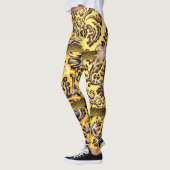 Gelbbraun-Leggings-Teenager Leggings (Links)