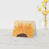 Gelbbraun-Orangenblüte Karte (Gelbe Blume)