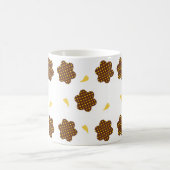 Gelbbraun-Polka-Punkt-Tasse Kaffeetasse (Mittel)