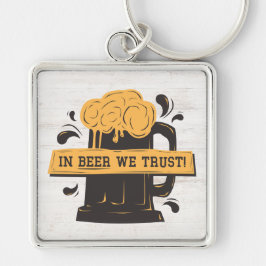 Gelbbraun-Retro Schlüsselanhänger