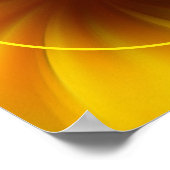 Gelbbraun-Whirlpool-Rahmen hinzufügen Ihr eigenes Poster (Ecke)