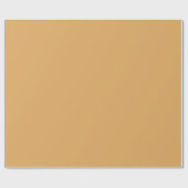 Gelbbraune Einzelfarbe Geschenkpapier (Flach)