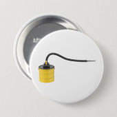 Gelbbrauner Aschesauger Button (Vorne & Hinten)