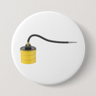 Gelbbrauner Aschesauger Button