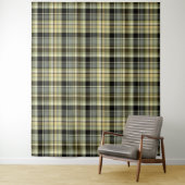 Gelbbrauner Tartan kariert. Wandteppich (Beispiel)