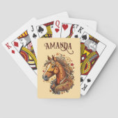 Gelbbraunes Cartoon Spielkarten (Rückseite)