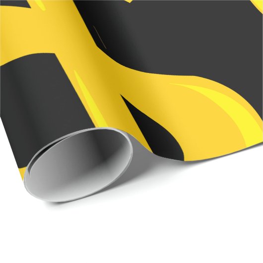 GelbDollar-Symbol Geschenkpapier (Rolleneckpunkt)