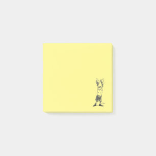 Gelbe 3x3-Notizblöcke Post-it Klebezettel