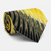 Gelbe abstrakte 2 ~ Krawatte (Gerollt)