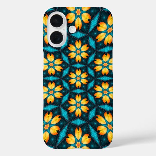 Gelbe Abstrakte Blume Case-Mate iPhone Hülle (Rückseite)