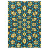 Gelbe Abstrakte Blume Tischdecke (Vorderseite)