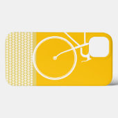Gelbe Abstrakte Fahrradpunkte Case-Mate iPhone Hülle (Rückseite (Horizontal))