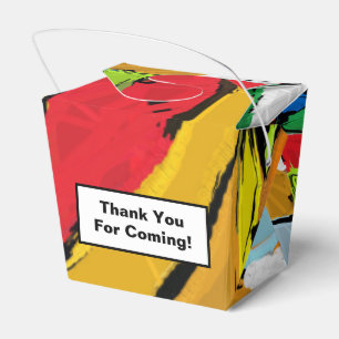 Gelbe Abstrakte Günstige Box Geschenkschachtel