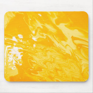 Gelbe Abstrakte Malerei Abstrakt Art Abstrakt Bac Mousepad