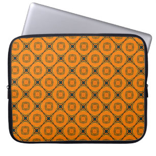 Gelbe abstrakte Muster Hintergrund Design. abstrac Laptopschutzhülle
