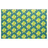 Gelbe abstrakte Wasserfarbe Stoff (Fat Quarter (45,7 x 55,9 cm))