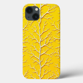 Gelbe Aderstruktur iPhone-Hülle im kühnen Stil Case-Mate iPhone Hülle