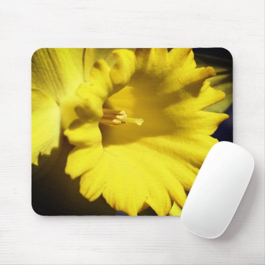 Gelbe affodische Blume Mousepad (Mit Mouse)