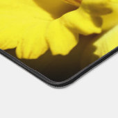 Gelbe affodische Blume Petals Personalisiert Schreibtischunterlage (Ecke)