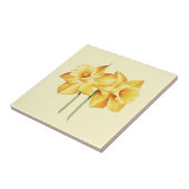 Gelbe affodische Keramik Tile Fliese (Seite)